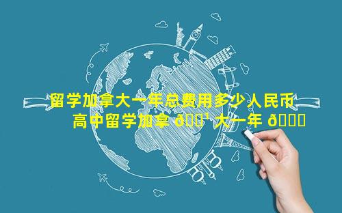 留学加拿大一年总费用多少人民币 高中留学加拿 🌹 大一年 🐟 费用